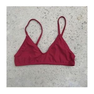 Kira Swim Elise Bikini top in Red size Medium